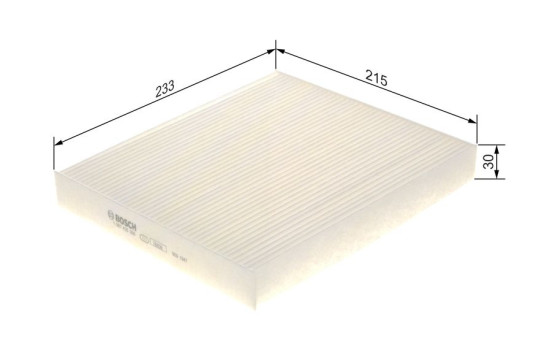 Filtre, air de l'habitacle M5056 Bosch, Image 7
