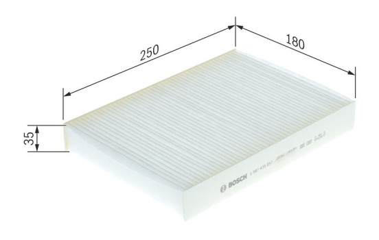 Filtre, air de l'habitacle M5057 Bosch, Image 9