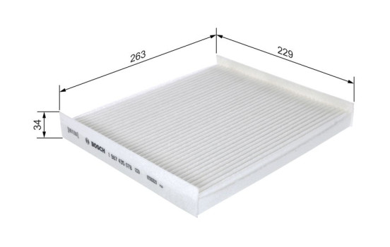 Filtre, air de l'habitacle M5078 Bosch, Image 5