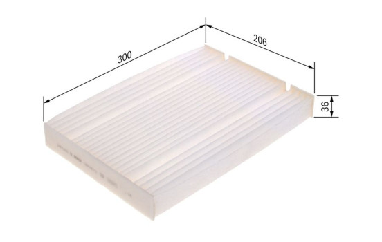 Filtre, air de l'habitacle M5113 Bosch, Image 9