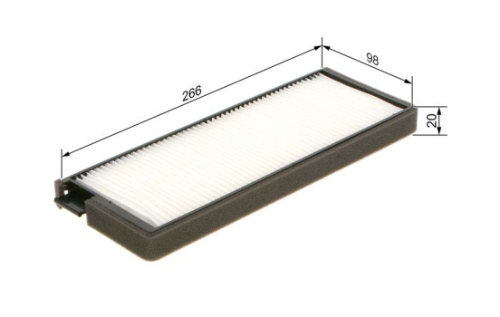 Filtre, air de l'habitacle M5123 Bosch, Image 5