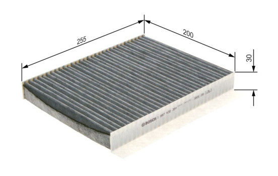 Filtre, air de l'habitacle R2354 Bosch, Image 9