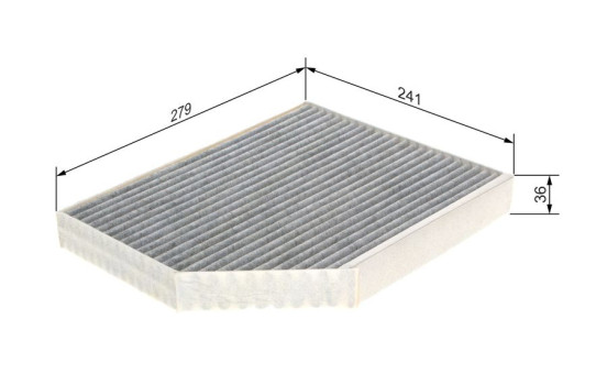 Filtre, air de l'habitacle R2369 Bosch, Image 9