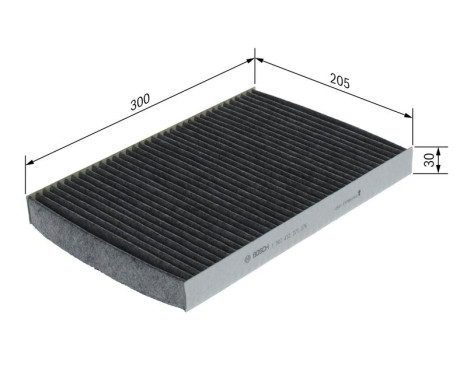 Filtre, air de l'habitacle R2371 Bosch, Image 9