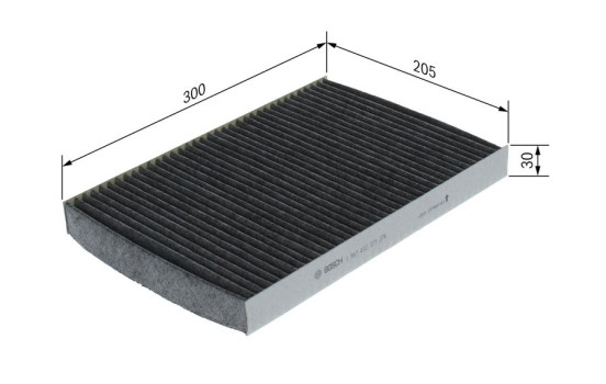 Filtre, air de l'habitacle R2371 Bosch, Image 9