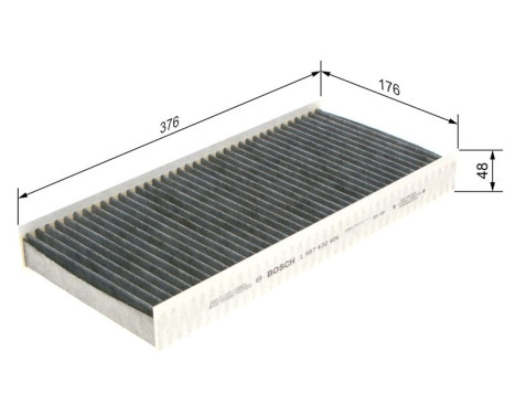 Filtre, air de l'habitacle R2406 Bosch, Image 9