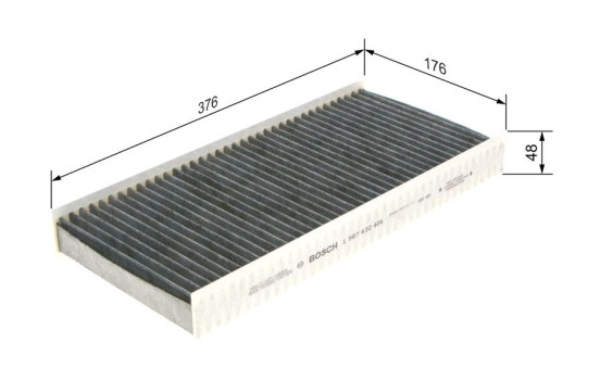 Filtre, air de l'habitacle R2406 Bosch, Image 8