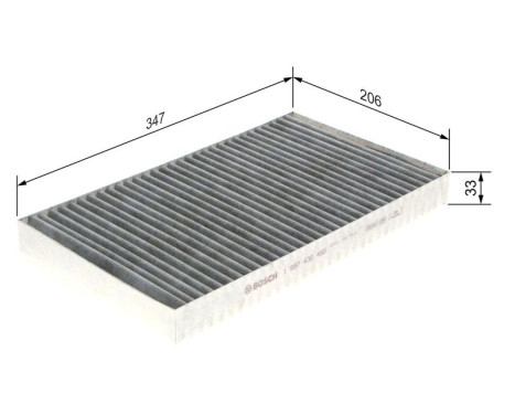 Filtre, air de l'habitacle R2495 Bosch, Image 9