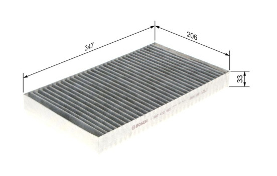 Filtre, air de l'habitacle R2495 Bosch, Image 9