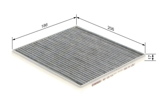 Filtre, air de l'habitacle R5516 Bosch, Image 8