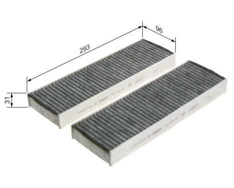 Filtre, air de l'habitacle R5522 Bosch, Image 9