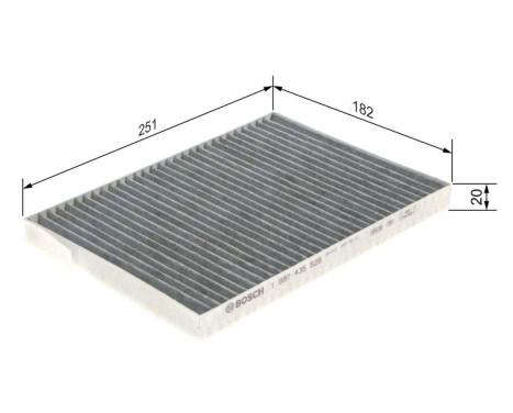 Filtre, air de l'habitacle R5529 Bosch, Image 9