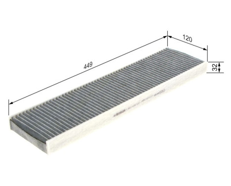 Filtre, air de l'habitacle R5537 Bosch, Image 9