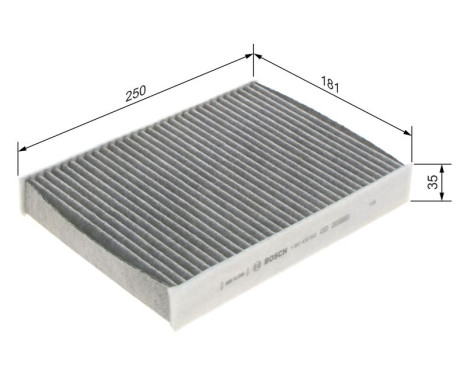 Filtre, air de l'habitacle R5562 Bosch, Image 9