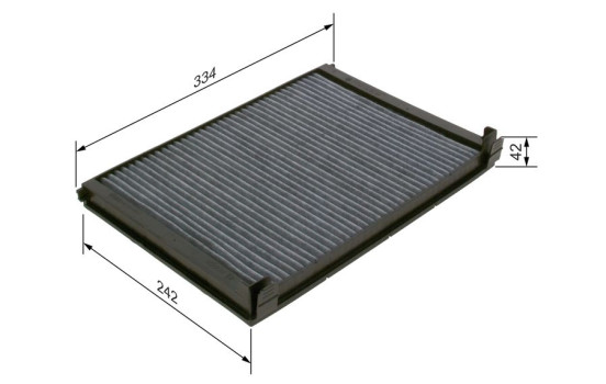 Filtre, air de l'habitacle R5563 Bosch, Image 5