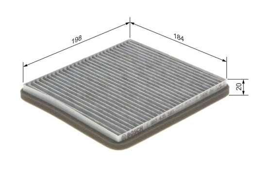 Filtre, air de l'habitacle R5565 Bosch, Image 8