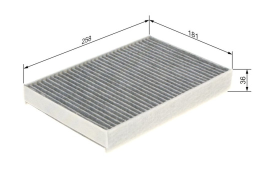 Filtre, air de l'habitacle R5573 Bosch, Image 9