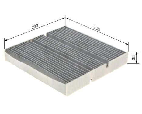 Filtre, air de l'habitacle R5609 Bosch, Image 9