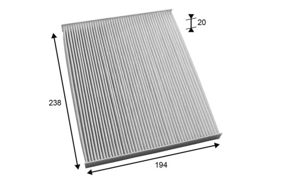 Filtre, air de l'habitacle VALEO ESSENTIAL 715740, Image 4