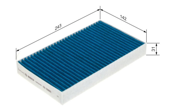 Filtre d'habitacle A8583 Bosch, Image 9