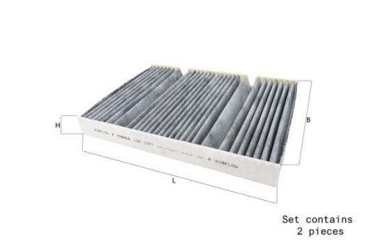 Filtre d'habitacle LAK 1377/S Mahle