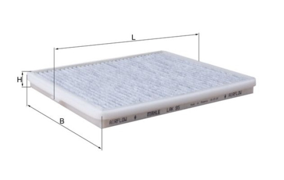 Filtre d'habitacle LAK 95 Mahle