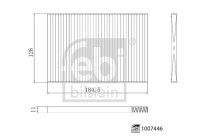 Filtre intérieur 1007446 FEBI