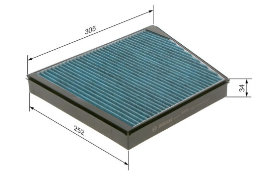 Filtre intérieur A8549 Bosch, Image 5