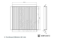 Filtre intérieur ADBP250072 Blue Print