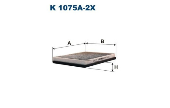 Filtre intérieur K 1075A-2x Filtron