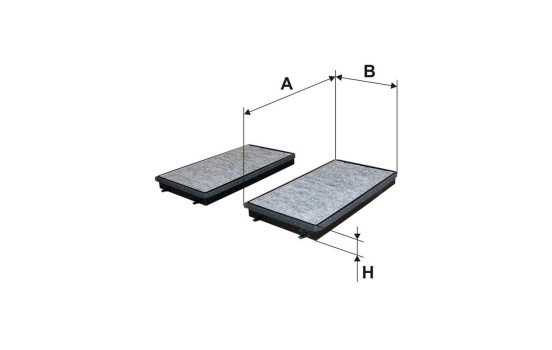 Filtre intérieur K 1165A-2x Filtron, Image 2