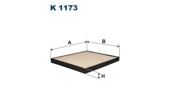 Filtre intérieur K 1173 Filtron