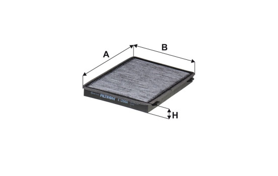Filtre intérieur K 1266A Filtron, Image 2
