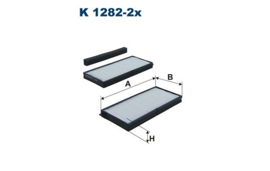 Filtre intérieur K 1282-2x Filtron