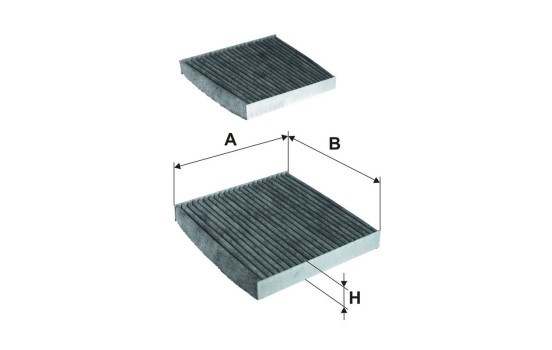 Filtre intérieur K 1336A-2x Filtron, Image 2
