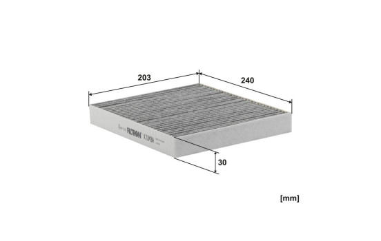 Filtre intérieur K 1343A Filtron, Image 3