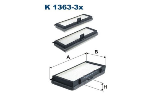 Filtre intérieur K 1363-3x Filtron