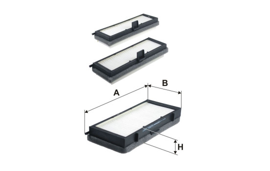 Filtre intérieur K 1363-3x Filtron, Image 2