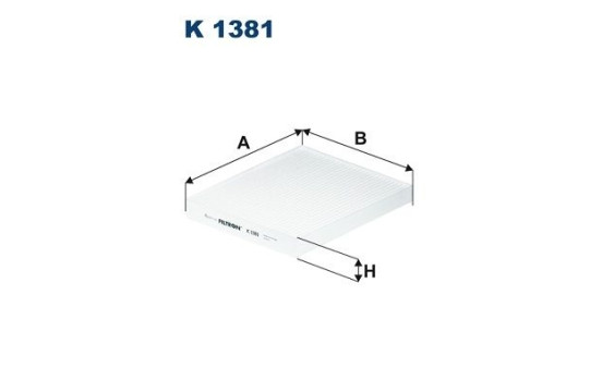 Filtre intérieur K 1381 Filtron