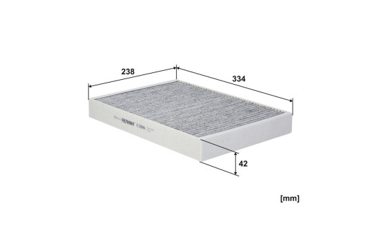 Filtre intérieur K 1384A Filtron, Image 3