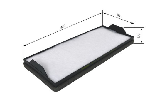 Filtre intérieur M1155 Bosch