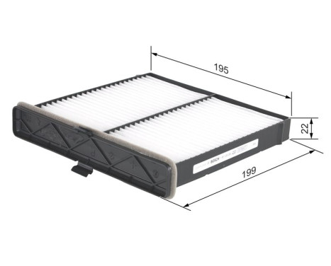 Filtre intérieur M5085 Bosch, Image 9