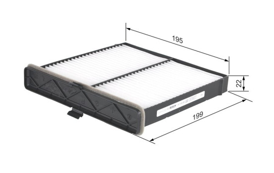 Filtre intérieur M5085 Bosch, Image 5