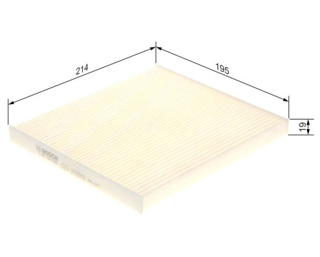 Filtre intérieur M5089 Bosch, Image 9