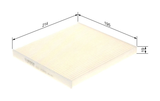 Filtre intérieur M5089 Bosch, Image 9