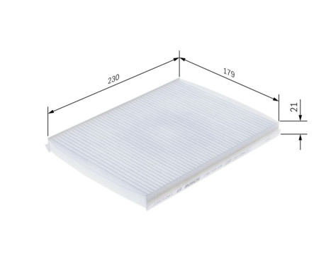 Filtre intérieur M5126 Bosch, Image 9