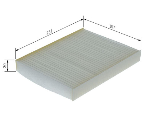 Filtre intérieur M5139 Bosch, Image 5