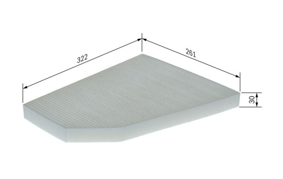Filtre intérieur M5152 Bosch, Image 6