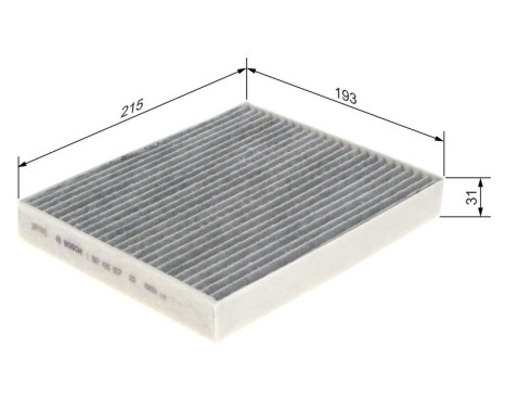 Filtre intérieur R5557 Bosch, Image 9