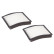 Kit de filtres, air d?habitacle 21601 FEBI